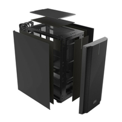 Bit Force SHADOW SE-2 Midi Tower Tiho Gaming PC ATX kućište bez napajanja